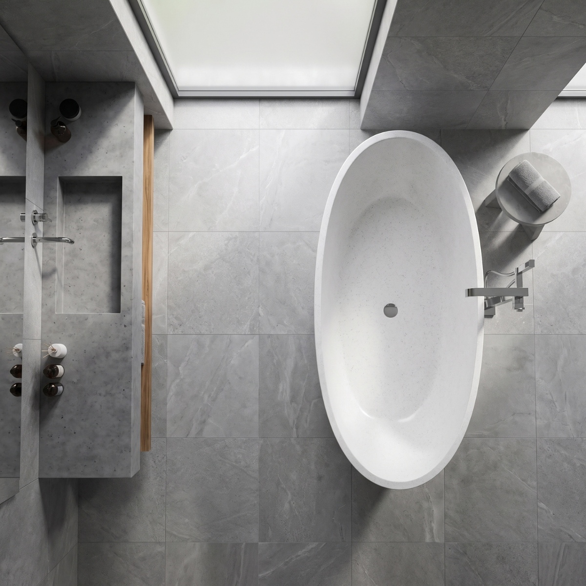 Bồn tắm đá mài Terrazzo Nexus NX-4502
