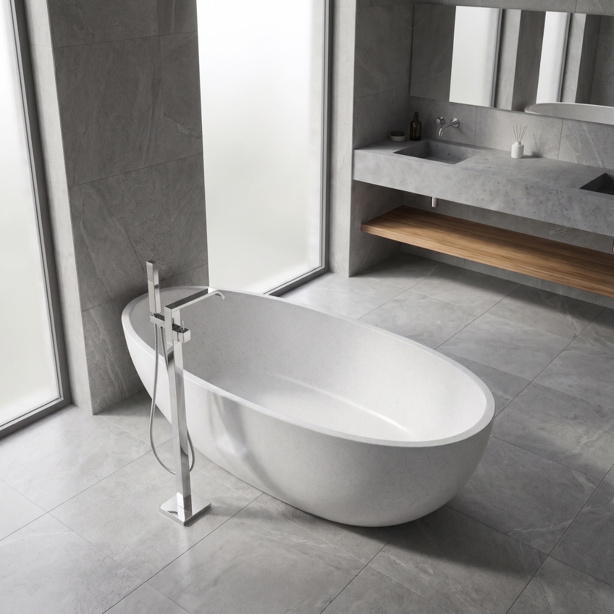 Bồn tắm đá mài Terrazzo Nexus NX-4502