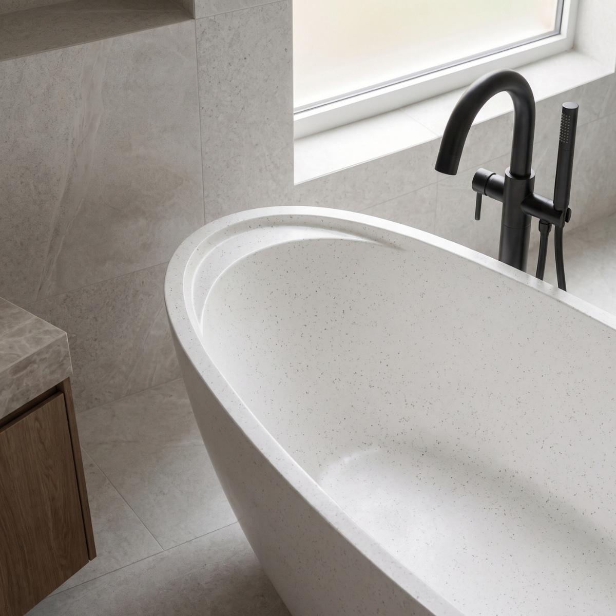 Bồn tắm đá mài Terrazzo Nexus NX-4501