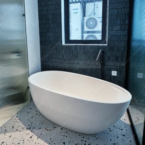 Bồn tắm đá mài Terrazzo Nexus NX-4501 hoàn thiện tại JIA Hotel, Quảng Ninh