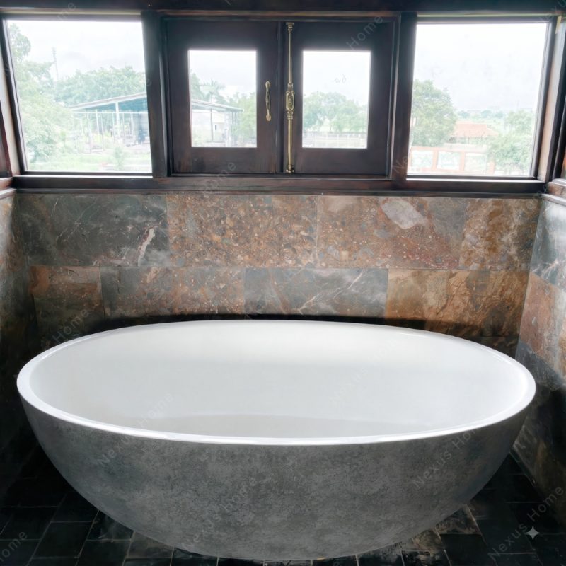 Bồn tắm đá mài Terrazzo Nexus NXT-2668