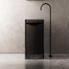 Lavabo trụ đặt sàn trong suốt NXB-Z231T