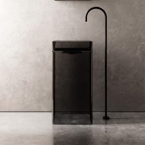 Lavabo trụ đặt sàn trong suốt NXB-Z231T