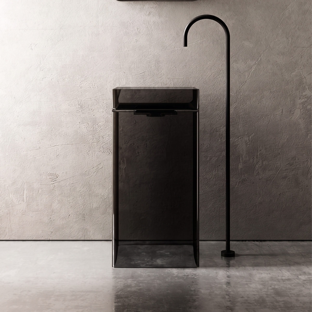 Lavabo trụ đặt sàn trong suốt NXB-Z231T