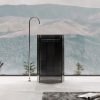Lavabo trụ đặt sàn trong suốt NXB-Z319T