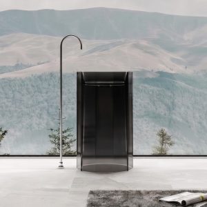 Lavabo trụ đặt sàn trong suốt NXB-Z319T