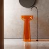 Lavabo trụ đặt sàn trong suốt NXB-Z323T