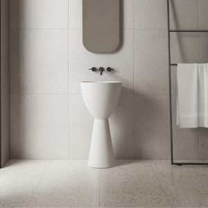 Lavabo trụ đứng đặt sàn Solid Surface NXB-Z361