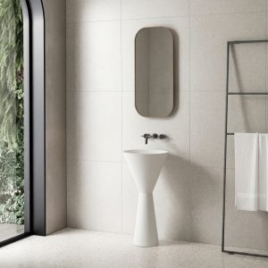 Lavabo trụ đứng đặt sàn Solid Surface NXB-Z362
