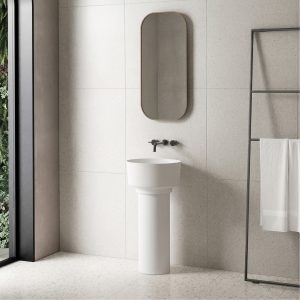 Lavabo trụ đứng đặt sàn Solid Surface NXB-Z368