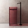 Lavabo trụ đặt sàn trong suốt NXB-Z20T