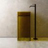 Lavabo trụ đặt sàn trong suốt NXB-Z21T