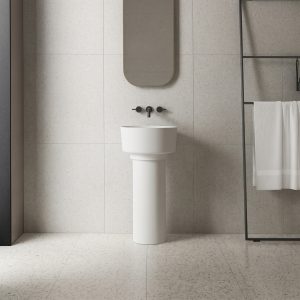 Lavabo trụ đặt sàn Solid Surface NXB-Z368