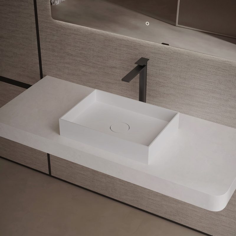 Lavabo Solid Surface đặt bàn NXB-A112