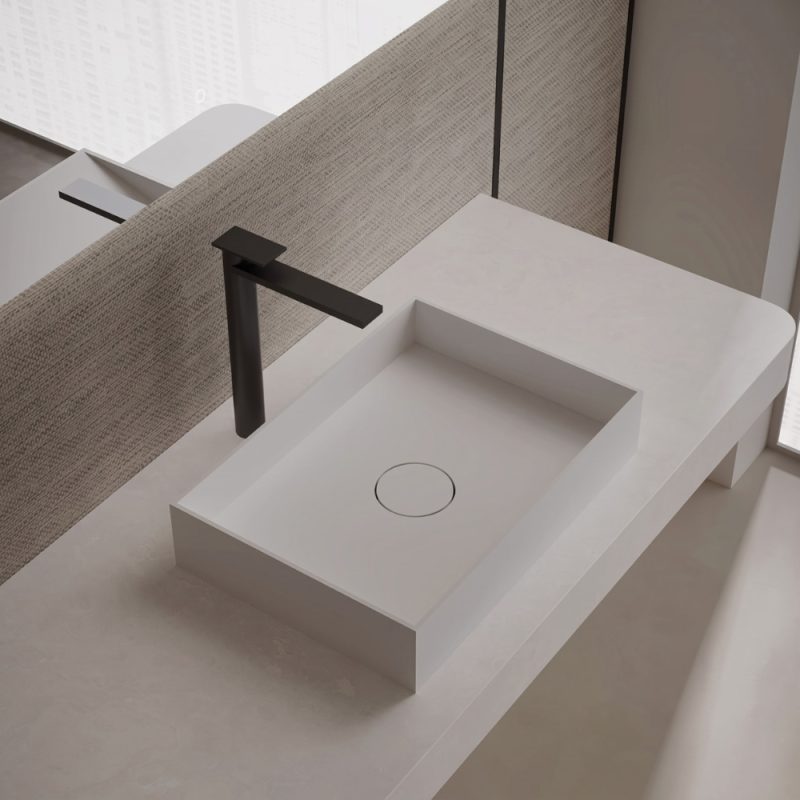 Lavabo Solid Surface đặt bàn NXB-A112
