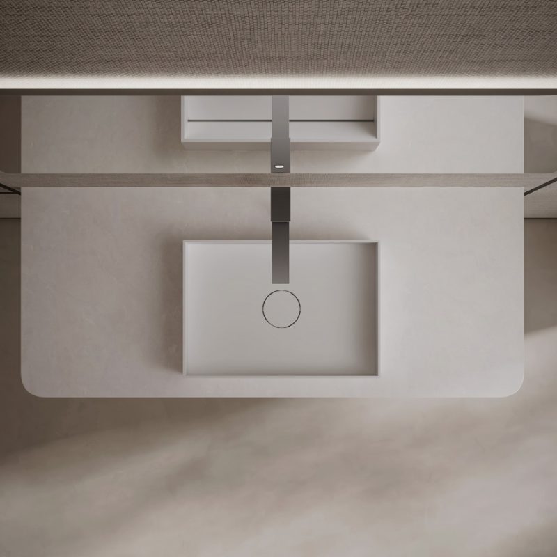 Lavabo Solid Surface đặt bàn NXB-A112
