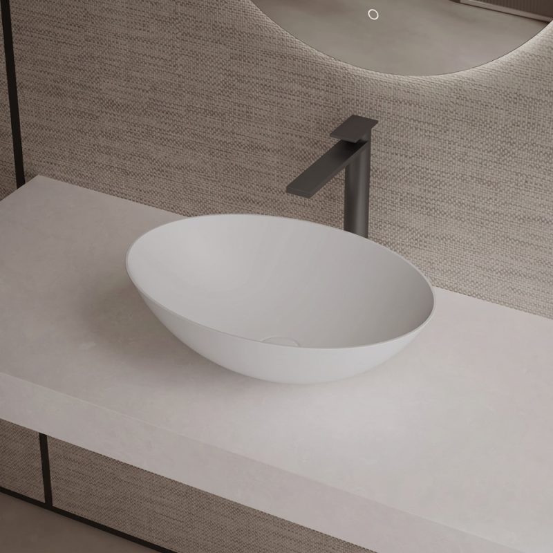 Lavabo Solid Surface đặt bàn NXB-A72