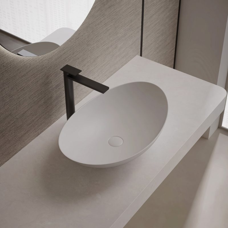 Lavabo Solid Surface đặt bàn NXB-A76