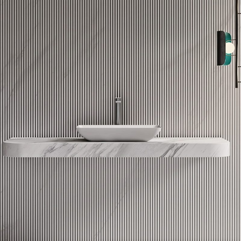 Lavabo Solid Surface đặt bàn NXB-A81