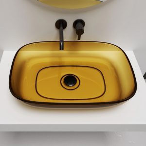 Lavabo trong suốt đặt bàn NXB‑A102T