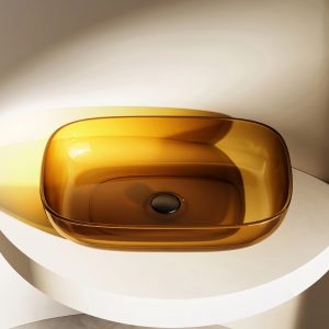 Lavabo trong suốt đặt bàn NXB‑A102T