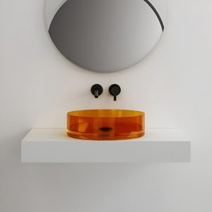 Lavabo trong suốt đặt bàn NXB‑A10T
