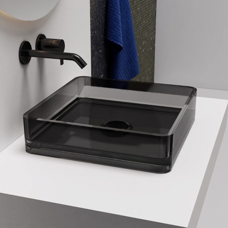 Lavabo trong suốt đặt bàn NXB‑A39T