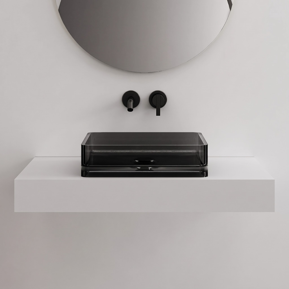 Lavabo trong suốt đặt bàn NXB‑A39T
