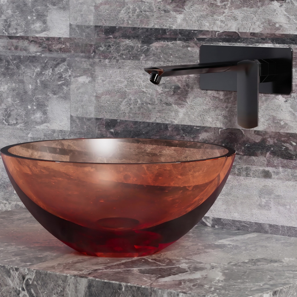Lavabo trong suốt đặt bàn NXB‑A50T