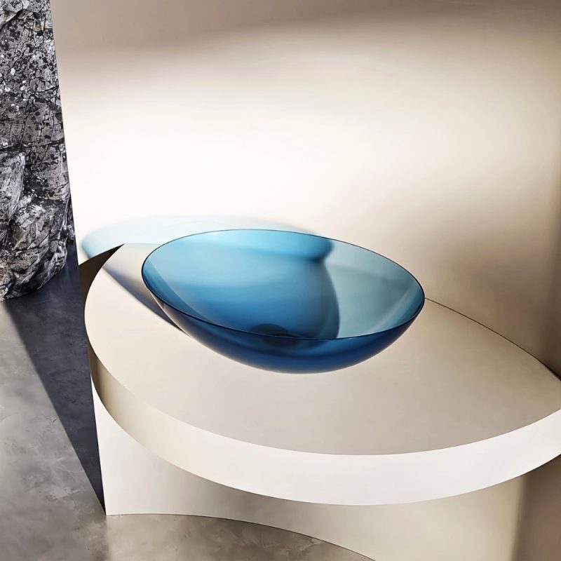 Lavabo trong suốt đặt bàn NXB-A72T
