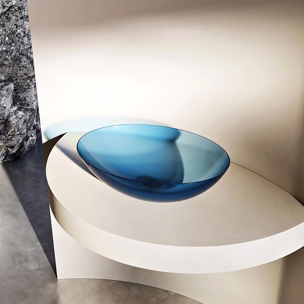 Lavabo trong suốt đặt bàn NXB-A72T