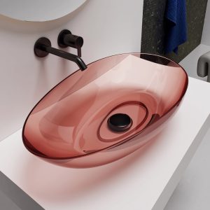 Lavabo trong suốt đặt bàn NXB‑A75T