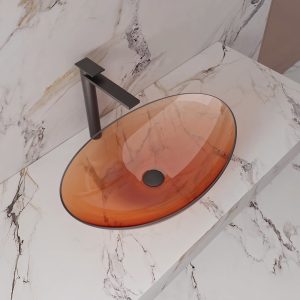 Lavabo trong suốt đặt bàn NXB‑A76T