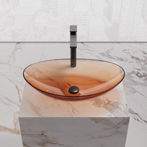 Lavabo trong suốt đặt bàn NXB‑A76T