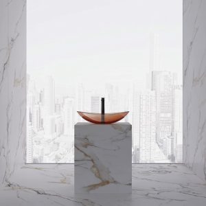 Lavabo trong suốt đặt bàn NXB‑A76T