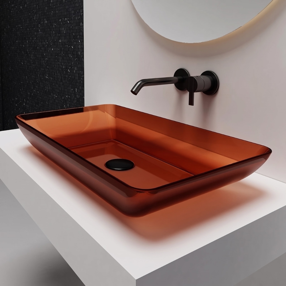 Lavabo trong suốt đặt bàn NXB-A81T