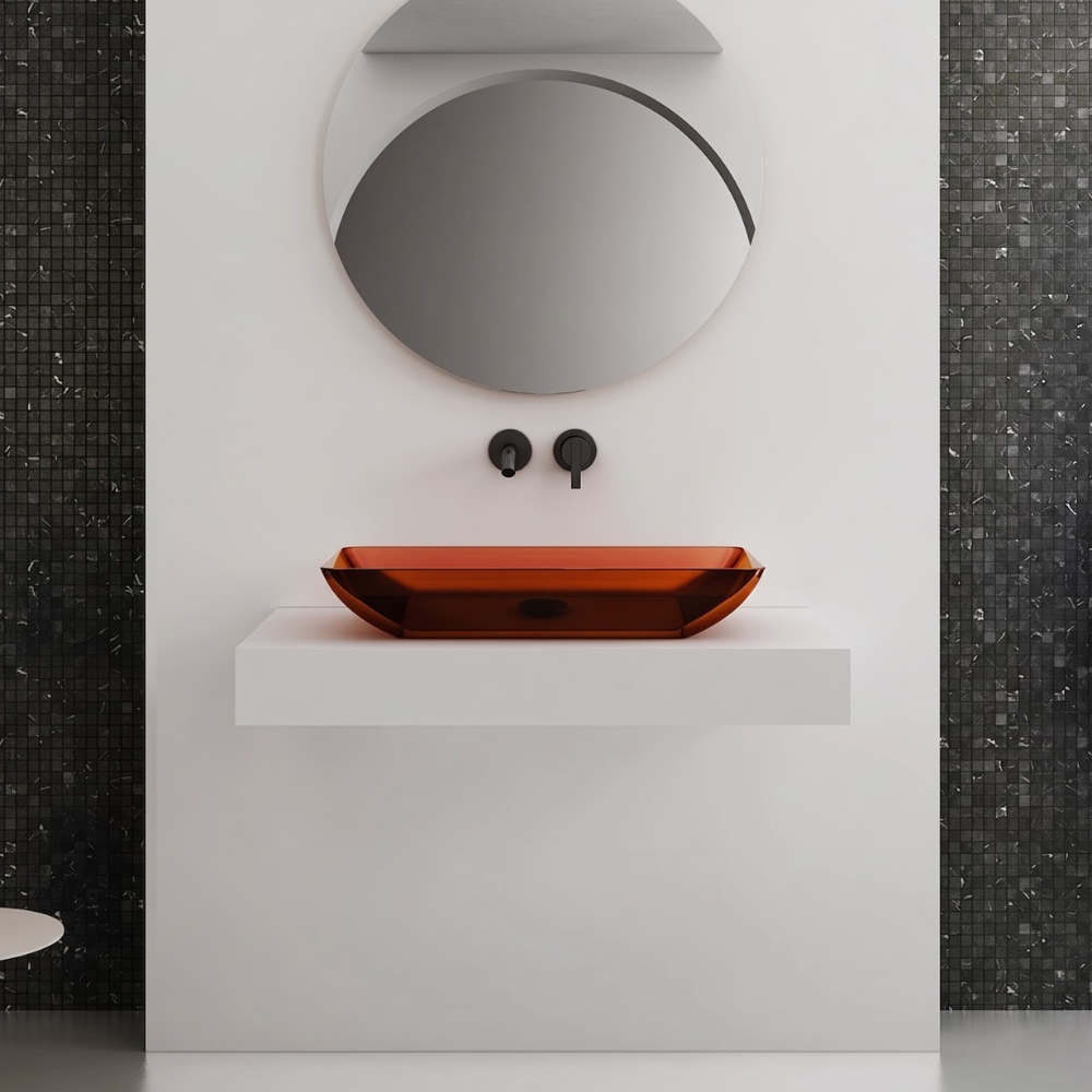 Lavabo trong suốt đặt bàn NXB-A81T