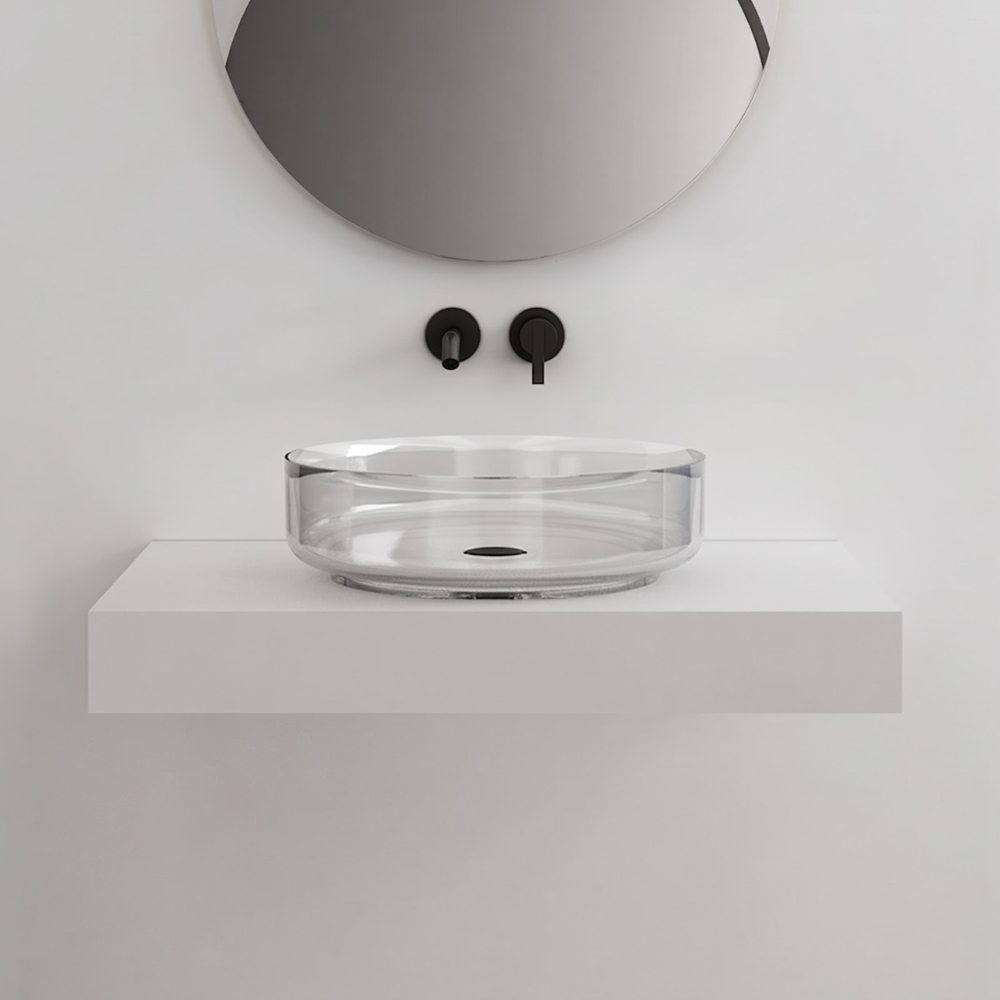 Lavabo trong suốt đặt bàn NXB‑A93T