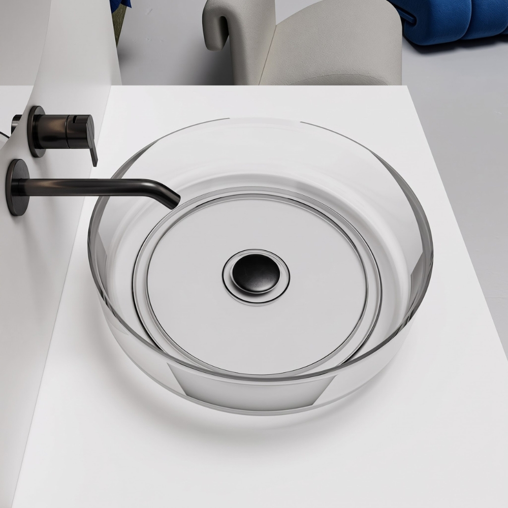 Lavabo trong suốt đặt bàn NXB‑A93T