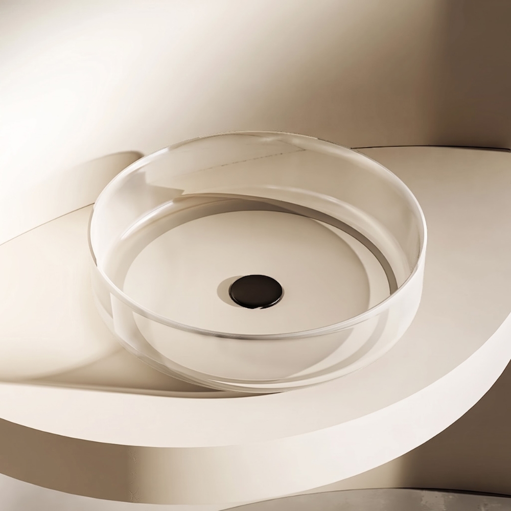 Lavabo trong suốt đặt bàn NXB‑A93T