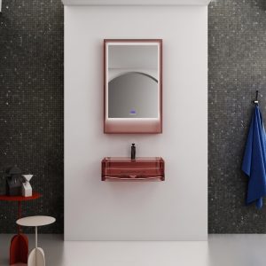 Lavabo trong suốt treo tường NXB‑G821T