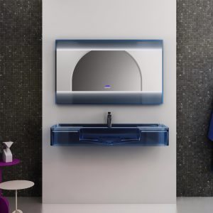 Lavabo trong suốt treo tường NXB‑G825T