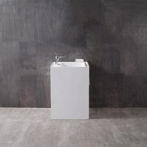 Lavabo trụ đặt sàn Solid Surface NXB-Z18