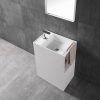 Lavabo trụ đặt sàn Solid Surface NXB-Z18