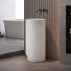 Lavabo trụ đặt sàn Solid Surface NXB-Z207